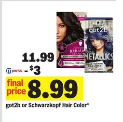 Meijer got2b or Schwarzkopf Hair Color offer
