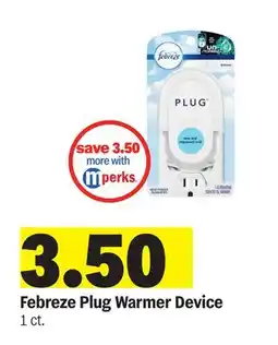Meijer Febreze Plug Warmer Device offer