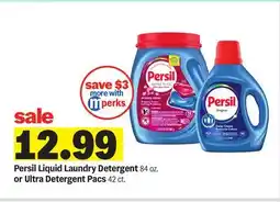 Meijer Persil Liquid Laundry Detergent 84 oz. or Ultra Detergent Pacs 42 ct offer
