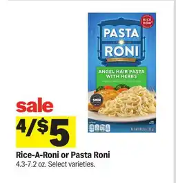 Meijer Rice-A-Roni or Pasta Roni offer