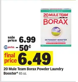 Meijer 20 Mule Team Borax Powder Laundry Booster offer