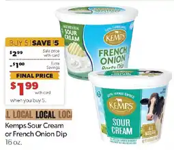 Family Fresh Market Kemps Sour Cream or French Onion Dip offer