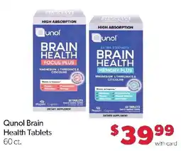 Family Fresh Market Qunol Brain Health Tablets offer