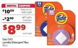 Family Fresh Market Tide EVO Laundry Detergent Tiles offer
