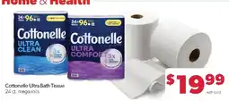 Family Fresh Market Cottonelle ultra bath tissue offer
