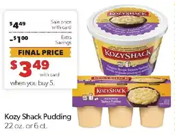 Family Fresh Market Kozy Shack Pudding offer