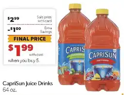 Family Fresh Market Caprisun juice drinks offer