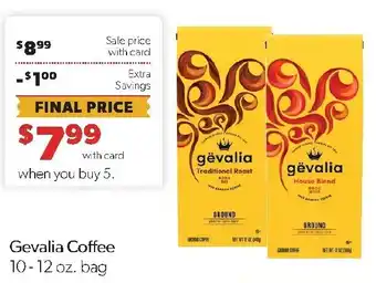 Family Fresh Market Gevalia Coffee offer