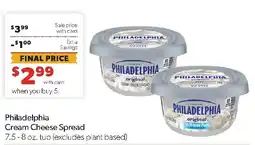 Family Fresh Market Philadelphia cream cheese spread offer