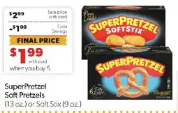Family Fresh Market SuperPretzel Soft Pretzels offer