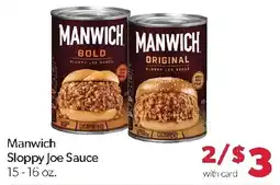 Family Fresh Market Manwich sloppy joe sauce offer
