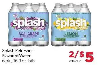 Splash Refresher Flavored Water