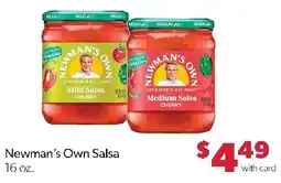 Family Fresh Market Newman's Own Salsa offer