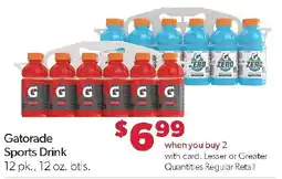 Family Fresh Market Gatorade Sports Drink offer