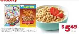 Family Fresh Market General Mills Giant Size Cereal offer