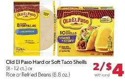 Family Fresh Market Old El Paso Hard or Soft Taco Shells offer