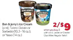 Family Fresh Market Ben & Jerry's Ice Cream offer