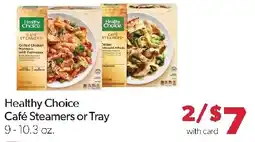 Family Fresh Market Healthy Choice Café Steamers or Tray offer