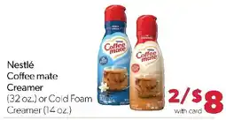 Family Fresh Market Nestlé Coffee mate Creamer offer