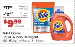 Family Fresh Market Tide Original Liquid Laundry Detergent offer