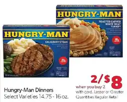 Family Fresh Market Hungry-Man Dinners offer