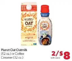 Family Fresh Market Planet Oat Oatmilk or Coffee Creamer offer
