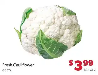 Family Fresh Market Fresh Cauliflower offer