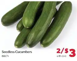 Family Fresh Market Seedless Cucumbers offer