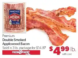 Family Fresh Market Fresh & Finest Premium Double Smoked Applewood Bacon offer