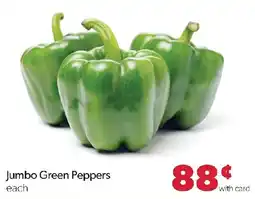 Family Fresh Market Jumbo Green Peppers offer