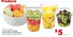 Family Fresh Market Fresh Cut Instore Cantaloupe, Pineapple, Watermelon or Mixed Melons or Mixed Grapes offer