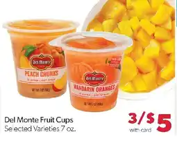 Family Fresh Market Del Monte Fruit Cups offer
