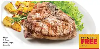 Family Fresh Market Fresh T-Bone Pork Chops Bone-In offer