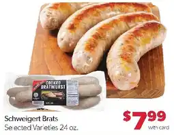 Family Fresh Market Schweigert Brats offer