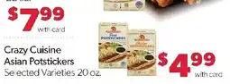 Family Fresh Market Crazy Cuisine Asian Potstickers offer