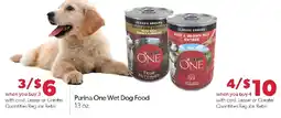 Family Fresh Market Purina One Wet Dog Food offer