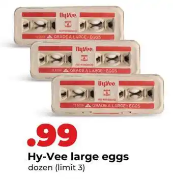 Hy-Vee large eggs