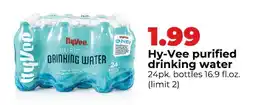Hy-Vee Hy-Vee purified drinking water offer