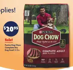 Family Dollar Purina Dog Chow Complete Adult Beef Flavor offer