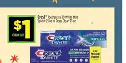 Dollar General Crest Toothpaste 3D White offer
