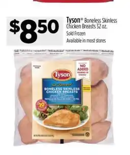 Dollar General Tyson Boneless Skinless Chicken Breasts 32 oz offer