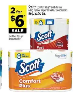 Dollar General Scott Comfort Plus Bath Tissue offer