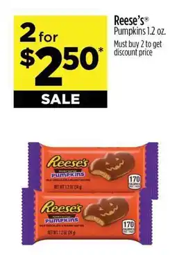 Dollar General Reese’s Pumpkins 1.2 oz offer