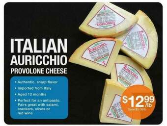 Fairway Store Market Italian Auricchio Provolone Cheese offer