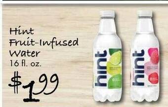 Gristedes Hint Fruit-infused Water offer