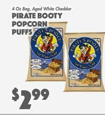 The Food Emporium Pirate Booty Popcorn Puffs offer