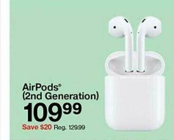 Target AirPods (2nd Generation) offer