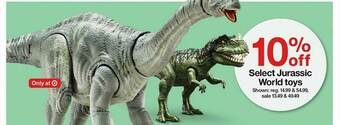 Target Jurassic World Toys offer