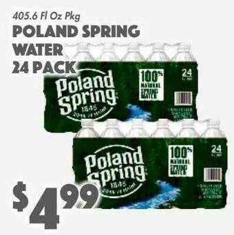 The Food Emporium Poland Spring Water 24 Pack offer