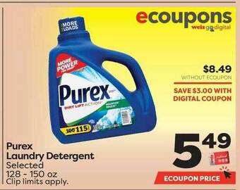 Weis Markets Purex Laundry Detergent offer